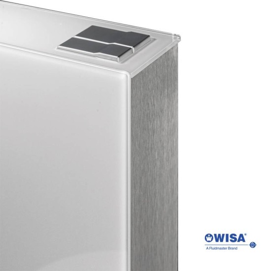 Wisa Glass Box, Καζανάκι για Κρεμαστή Λεκάνη, White