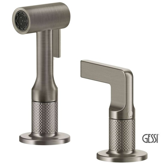 Gessi Inciso Μπαταρία Νεροχύτη 4ων Οπών Inox