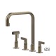 Gessi Inciso Μπαταρία Νεροχύτη 4ων Οπών Antique Brass