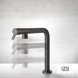 Gessi Su & Giu Μπαταρία Νεροχύτη Black Metal Brushed Pvd Gessi Su & Giu Μπαταρία Νεροχύτη Black Metal Brushed Pvd