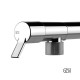 Gessi Fisso Μπαταρία Νεροχύτη Chrome