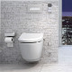 USPA PLUS 6035 (DESIGN) Ηλεκτρονικό μπιντέ - κάθισμα τουαλέτας soft close από αντιβακτηριακό ABS