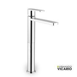 Armando Vicario Glam, Μπαταρία Νιπτήρος Υψηλή με Βαλβίδα Clic-Clack, Chrome