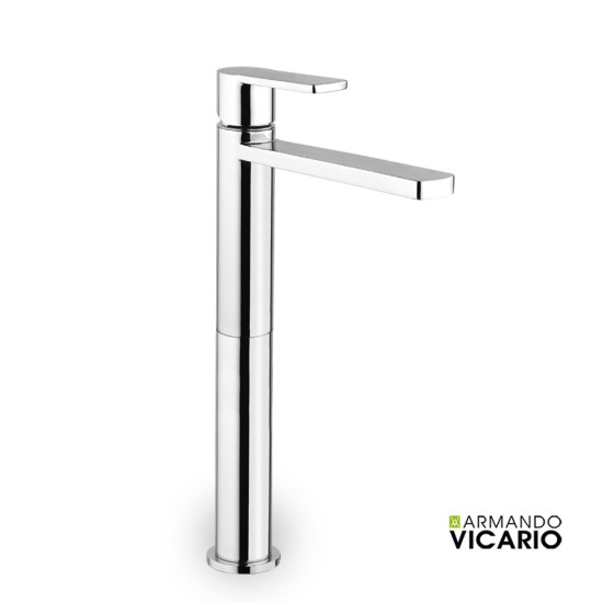 Armando Vicario Glam, Μπαταρία Νιπτήρος Υψηλή με Βαλβίδα Clic-Clack, Chrome