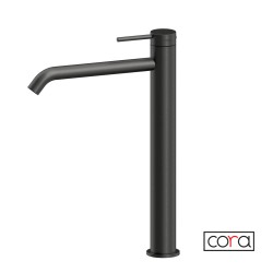 Cora Cosmo Inox PVD Μπαταρία Νιπτήρος με Βαλβίδα Clic-Clac Black Brushed Cora Cosmo Inox PVD Μπαταρία Νιπτήρος με Βαλβίδα Clic-Clac Black Brushed
