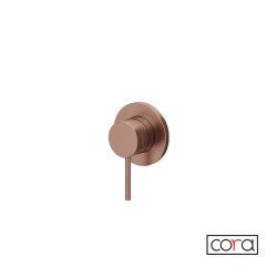 Cora Cosmo Inox PVD Μίκτης Εντοιχισμού 1 Εξόδου Rose-Gold