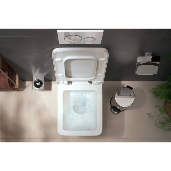 Hansgrohe EluPura Original Q, Επίτοιχη Λεκάνη με Κάθισμα Soft Cloe, Quick Release