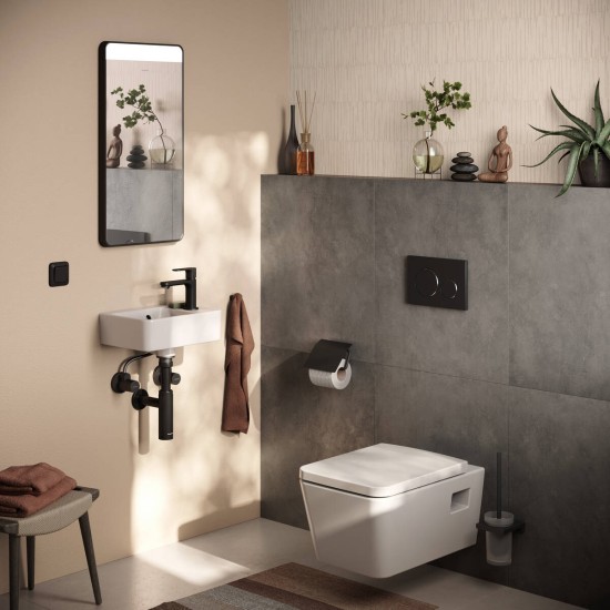 Hansgrohe EluPura Original Q, Επίτοιχη Λεκάνη με Κάθισμα Soft Cloe, Quick Release