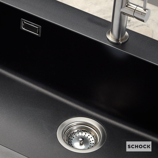 Schock Βαλβίδα και Υπερχείλιση Νεροχύτη, Inox 30080