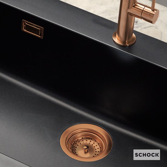 Schock Βαλβίδα και Υπερχείλιση Νεροχύτη, Copper 30080