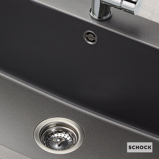 Schock Βαλβίδα και Υπερχείλιση Νεροχύτη, Inox 15090