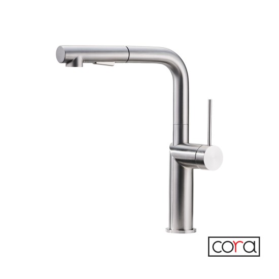 Cora Μπαταρία Νεροχύτη Inox