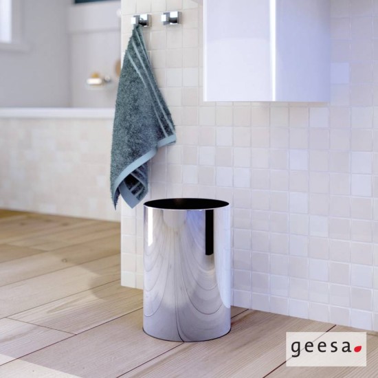 Geesa, Επιδαπέδιο Καλάθι Αχρήστων 9L, Χρωμέ