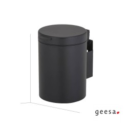 Geesa, Επίτοιχο Χαρτοδοχείο 3L, Black Matt