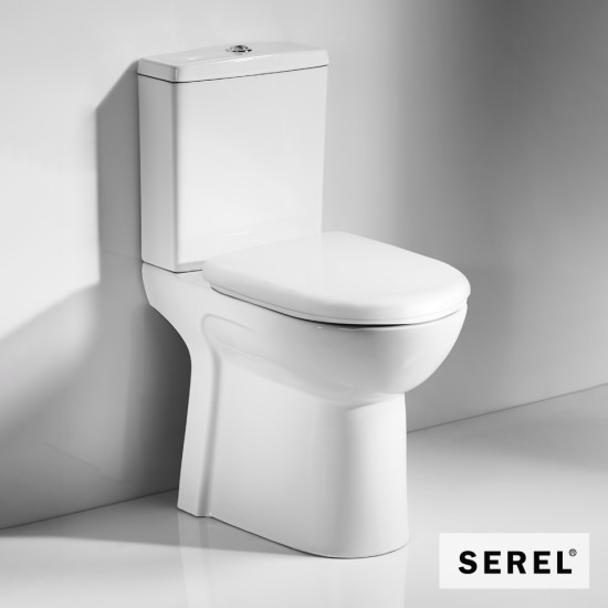 Serel Senior Λεκάνη 65cm, Καζανάκι και Κάλυμμα Απλό.