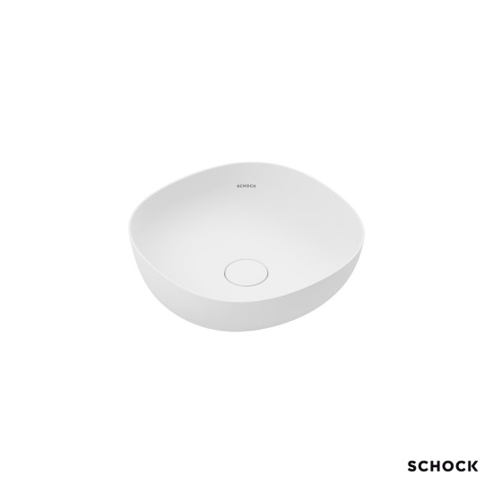 Schock Slight Νιπτήρας 39x39 White Matt