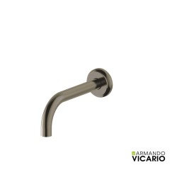 Armando Vicario Lumiere, Στόμιο Επίτοιχο Ντουζιέρας 22cm, Black Brashed
