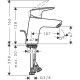 Hansgrohe Logis 70, Μπαταρία νιπτήρος Χρωμέ. Hansgrohe Logis 70, Μπαταρία νιπτήρος Χρωμέ.