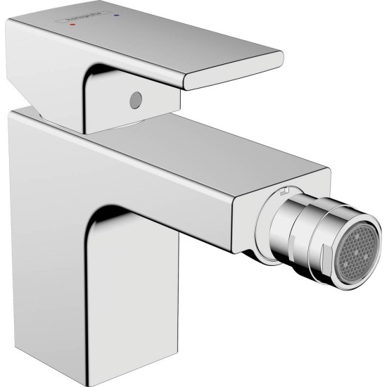 Hansgrohe Vernis Shape, Μπαταρία Μπιντέ, με Βαλβίδα Pop-up, Χρωμέ