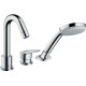 Hansgrohe Logis, Μπαταρία λουτρού, 3ων οπών Χρωμέ.