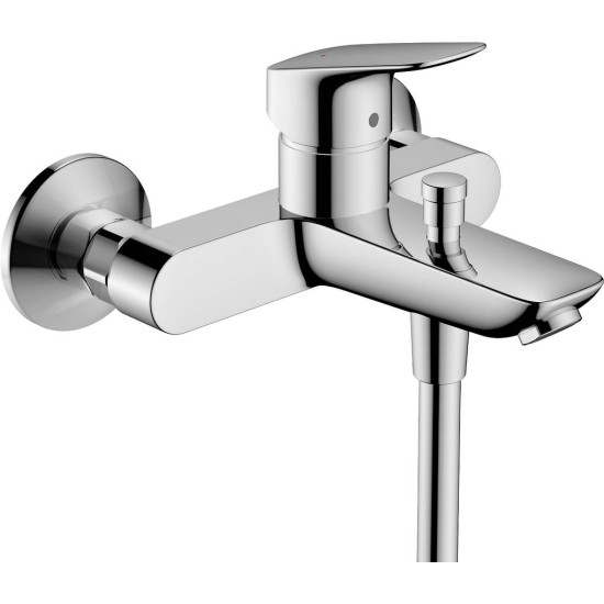 Hansgrohe Logis, Επίτοιχη Μπαταρία Λουτρού (Κορμός), Χρωμέ
