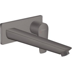 Hansgrohe Talis E, Επίτοιχη Μπαταρία Νιπτήρος, Brushed Black Chrome.