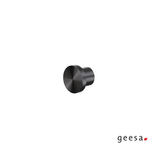 Geesa Opal, Άγκιστρο Μονό 2cm, Φ2,5 Inox PVD Black Brushed