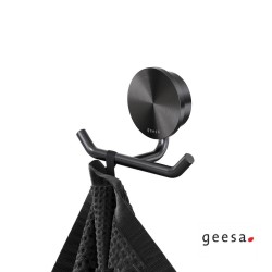 Geesa Opal, Αγκιστρο Διπλό 4,6cm, Inox PVD Black Brushed