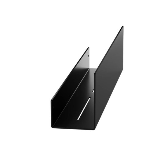 Verdi Strantza Ράφι Ξηλής Πρόσοψης 50cm, Black Matt, με Αποστράγγιση