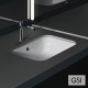 GSI Pura, Υποκαθήμενος Νιπτήρας 55x38cm, Λευκός