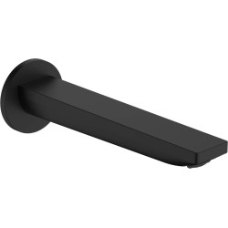Hansgrohe Rebris E, Επίτοιχη Εκροη 20cm, Black Matt