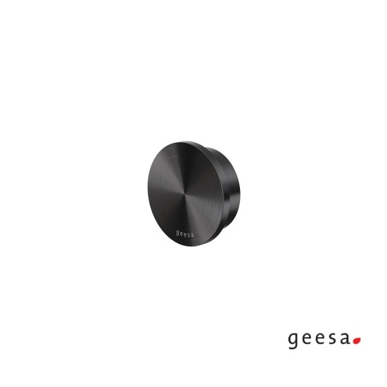 Geesa Opal, Άγκιστρο Μονό 1,9cm Φ5,4cm, Inox PVD Black Brushed