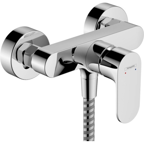 Hansgrohe Rebris S, Μπαταρία Ντουζιέρας (Κορμός), Χρωμέ