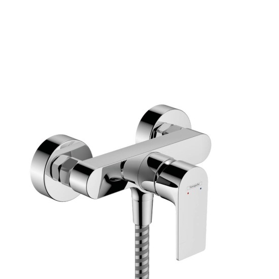 Hansgrohe Rebris E, Μπαταρία Ντουζιέρας (Κορμός), Χρωμέ