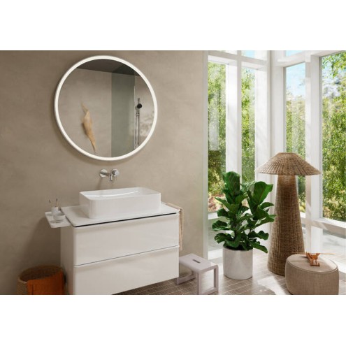 Hansgrohe Tecturis S, Επίτοιχη Μπαταρία Νιπτήρος με Εκροή 22,5cm, EcoSnart, Χρωμέ