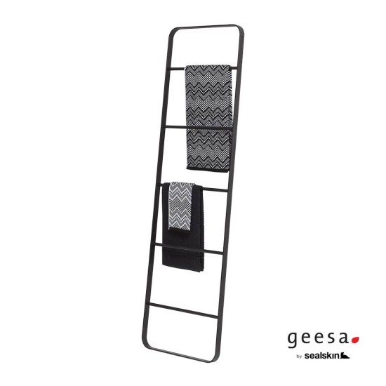 Geesa Sealskin Σκάλα - Κρεμάστρα Πετσετών Black Matt