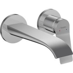 Hansgrohe Vivenis Επίτοιχη Μπαταρία Νιπτήρος, Εκροή 19,2cm, Χρωμέ
