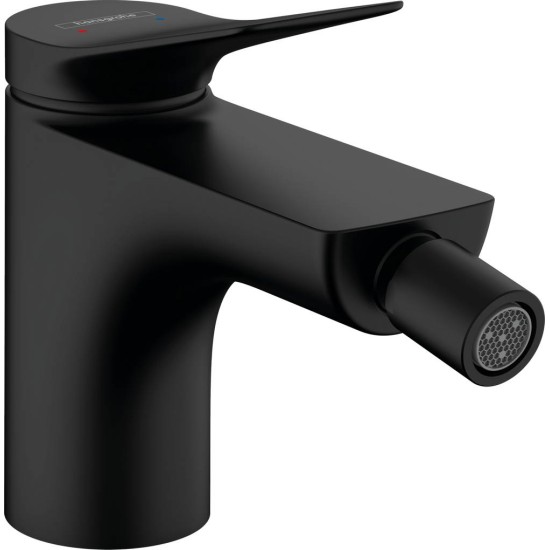 Hansgrohe Vivenis, Μπαταρία Μπιντέ με Βαλβίδα Pop-up, Black Matt
