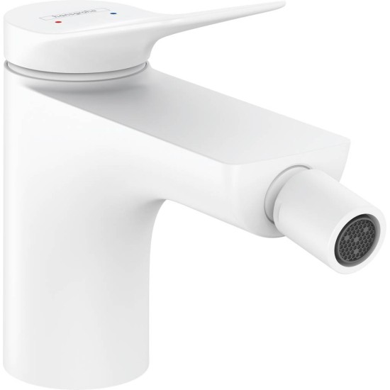 Hansgrohe Vivenis, Μπαταρία Μπιντέ με Βαλβίδα Pop-up, White Matt