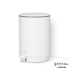 Geesa, Χαρτοδοχείο επιδαπέδιο 5L,  White Matt
