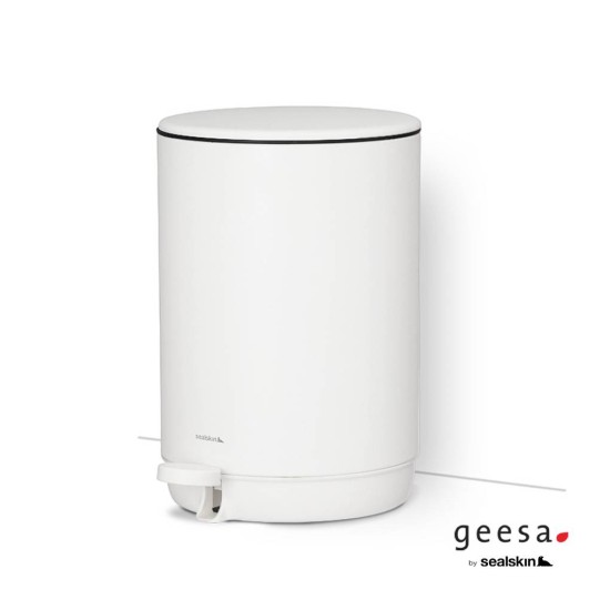 Geesa, Χαρτοδοχείο επιδαπέδιο 5L,  White Matt