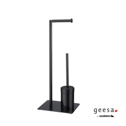 Geesa Sealskin, Επιδαπέδια Χαρτοθήκη με Πιγκάλ, Black Geesa Sealskin, Επιδαπέδια Χαρτοθήκη με Πιγκάλ, Black