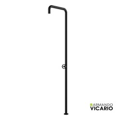 Armando Vicario Slim, Στήλη ντους εξωτερικού χώρου ύψους 227,8cm, Black Matt