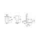Σετ Roca Debba Round, Λεκάνη Rimless, με καζανάκι 2 λειτουργιών και κάθισμα Slim, Soft Close