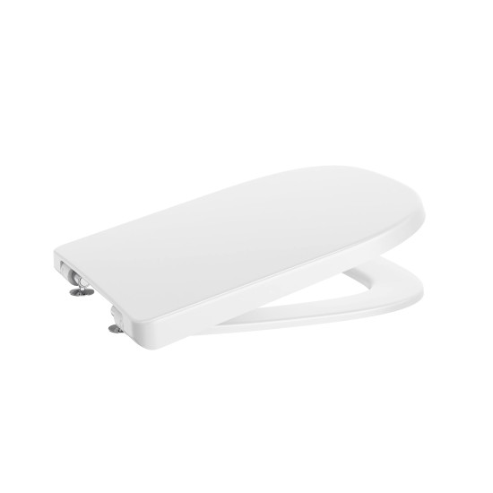 Σετ Roca Optica Επίτοιχη λεκάνη Rimless - Vortex με κάθισμα Soft Close, Quick Release