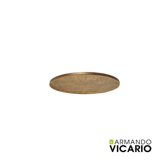 Armando Vicario Κεφαλή Ντουζ Στρογγυλή Φ25 Antique Brass