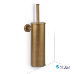 Performa Design Wish, Επίτοιχο Πιγκάλ με λευκό κεραμικό μπωλ, Bronze