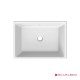 Scarabeo Gaia 50, Ενθετος Νιπτήρας 56x39,5cm, White