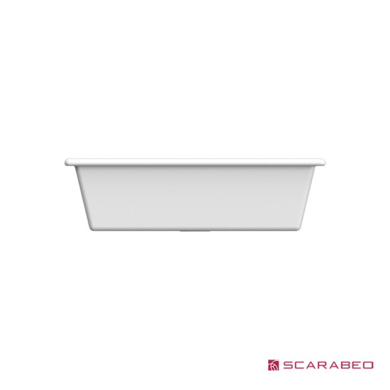 Scarabeo Gaia 50, Ενθετος Νιπτήρας 56x39,5cm, White