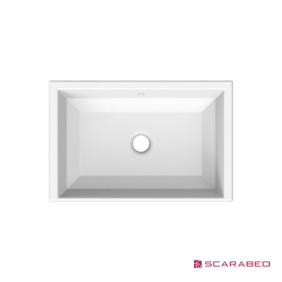 Scarabeo Tech, Υποκαθήμενος Νιπτήρας 54,5x35,8cm, Λευκός